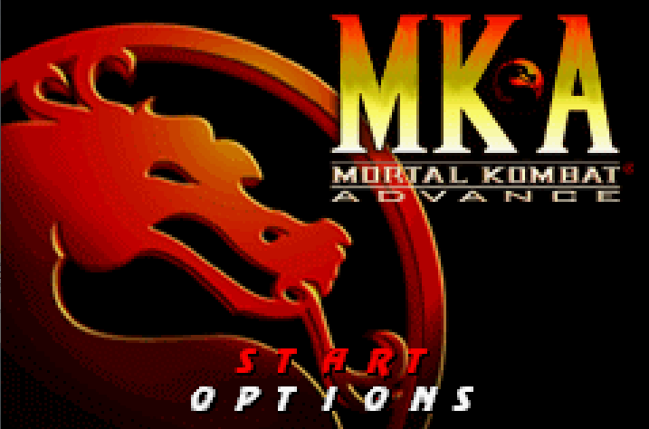 Mortal Kombat Advance Title Screen